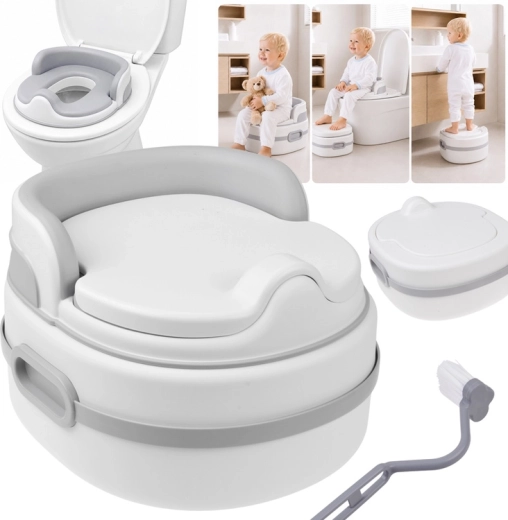 Orinal infantil 3 en 1 (orinal, taburete y reductor de WC con reposapiés)
