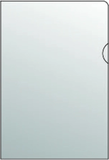 Funda transparente para documentos A4 tipo L, PVC, 180 micras