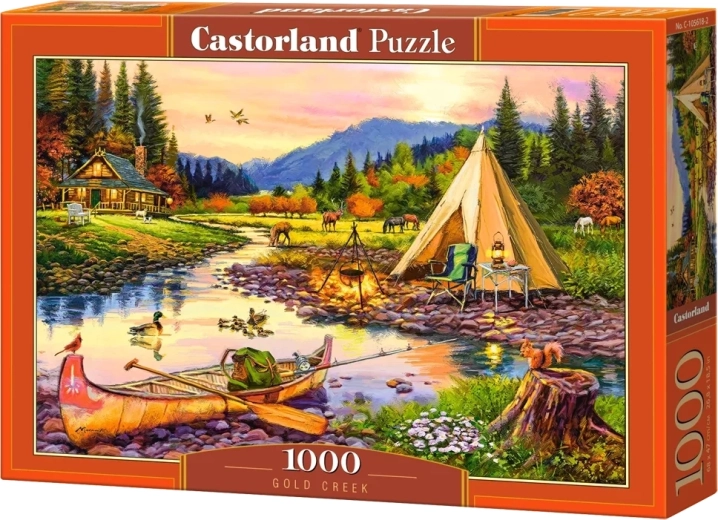 Puzzle Castorland Arroyo dorado, 1000 piezas