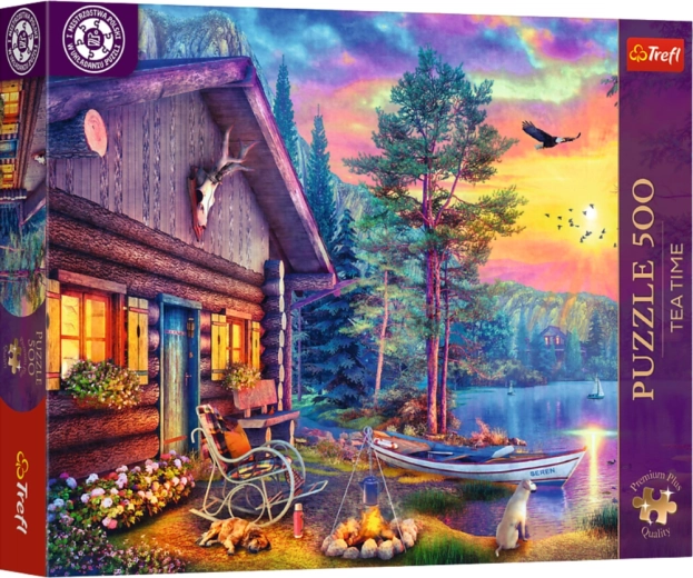 Puzzle 500 Tea Time: Puerto al atardecer Trefl