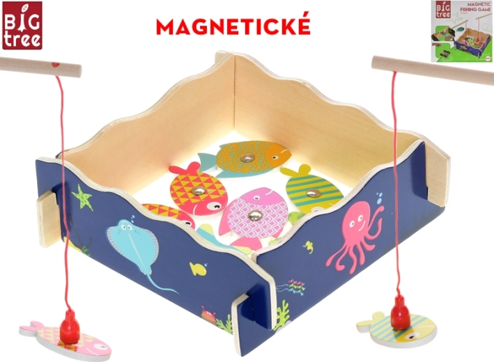 Juego magnético de pesca de madera Big Tree