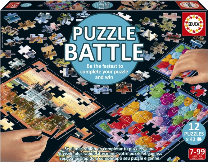 Educa puzzle batalla de viajes 12×42 piezas