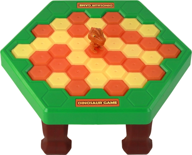 Emocionante reto de destreza con dinosaurio