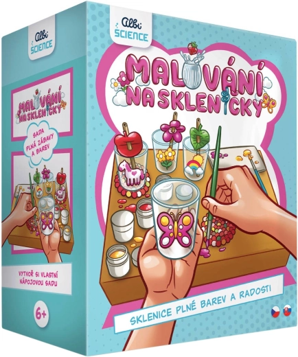 Albi Science pintura en vasos, set creativo