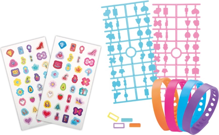 Set creativo para fabricar pulseras (4 uds)