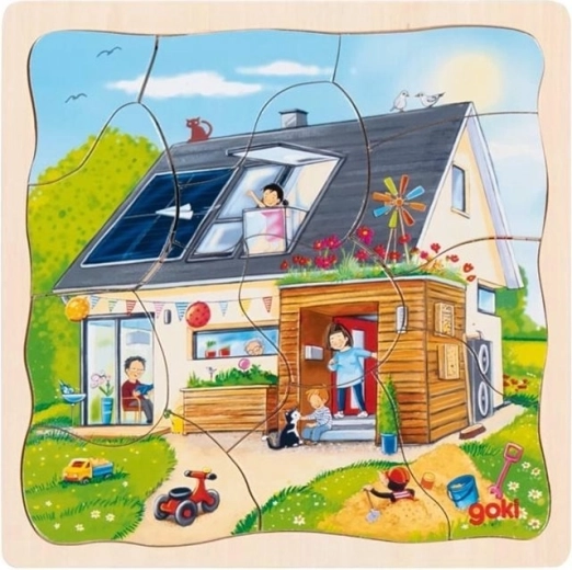 Puzzle multicapa Construimos una casa