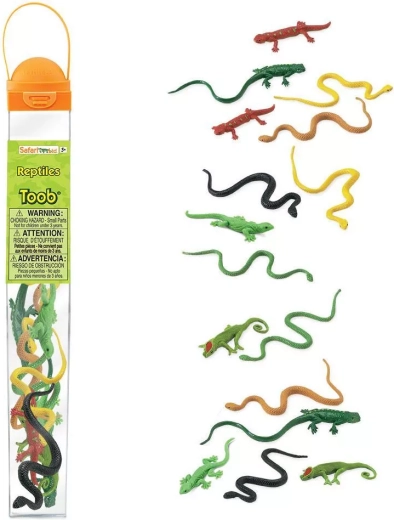 Safari Ltd. Toobs tubo reptiles – figuras de reptiles - 1 pieza