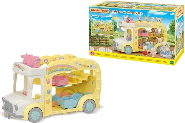 Autobús de guardería arcoíris Sylvanian Families