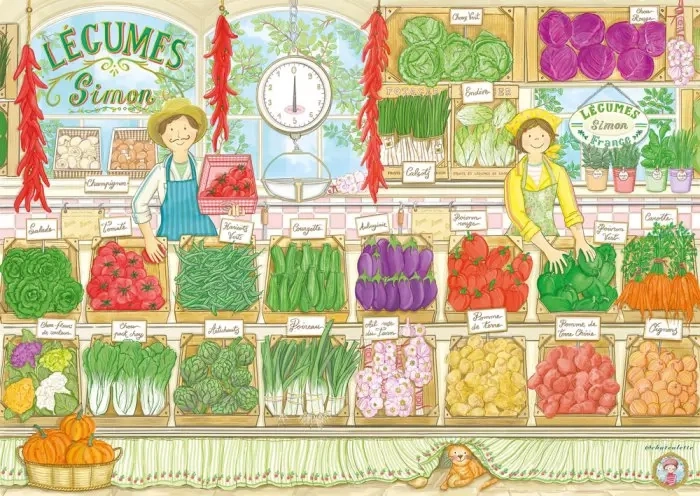 Puzzle Magnolia Simonovo zelinářství 1000 piezas