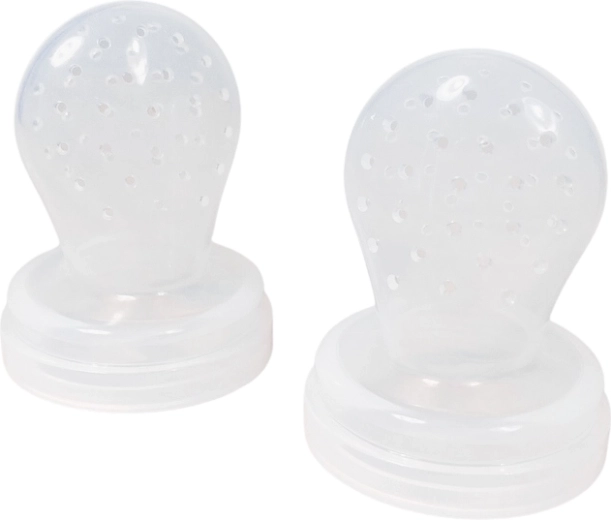 Nuuroo Lauge tetina de repuesto para mordedor, transparente, 2 uds, 4m+