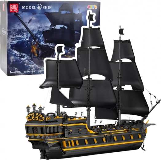 Set de construcción del barco pirata Perla Negra (5266 piezas)