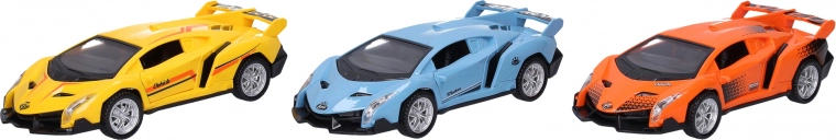Coche de fricción con efectos 15 cm