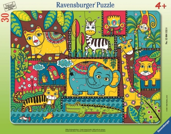 Puzzle Ravensburger Animalitos en la jungla 30 piezas