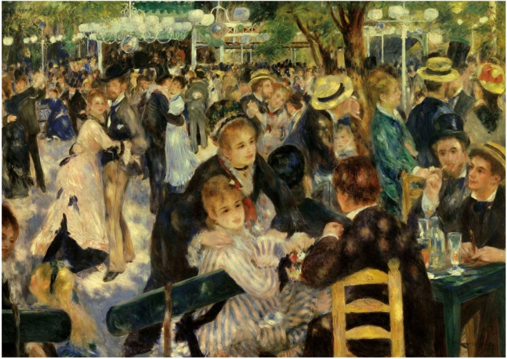 Puzle Baile en el Moulin de la Galette (3000 piezas)