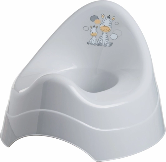 Orinal infantil Maltex Zebra gris