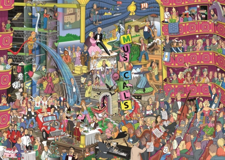Puzzle HEYE Los mejores musicales 1000 piezas
