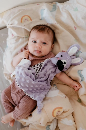 Minky relajante con puntos 3D