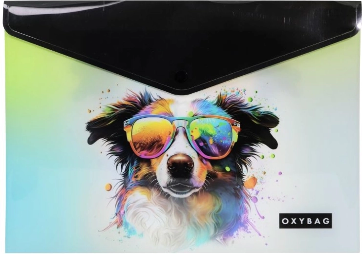 Carpeta Oxybag con broche A4 Crazy Animals – perro