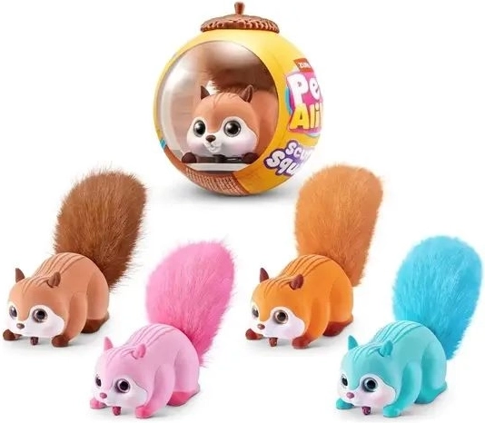 ZURU Pets Alive ardilla interactiva en una bola sorpresa - 1 unidad