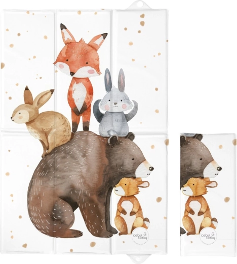 Ceba Baby cambiador de viaje Basic Forest Friends 60 × 40 cm
