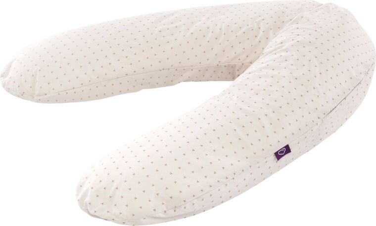 Almohada de lactancia Träumeland Twister beige