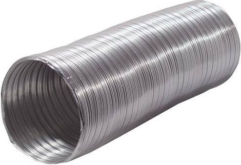 Conducto flexible de aluminio, diámetro 150 mm, longitud 230–1000 mm