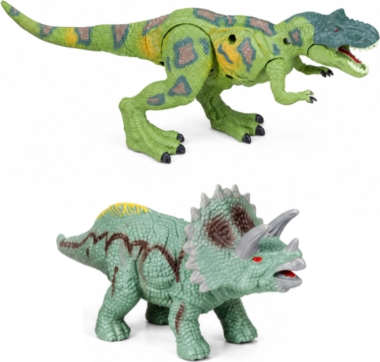 Dos dinosaurios para historias llenas de acción