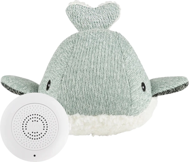 Peluche recargable Flow con latido de corazón Moby Green