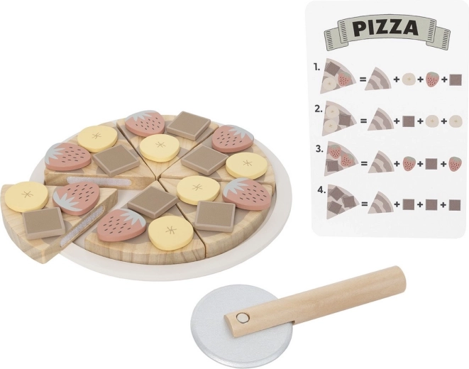 Jabadabado pizza de postre de madera