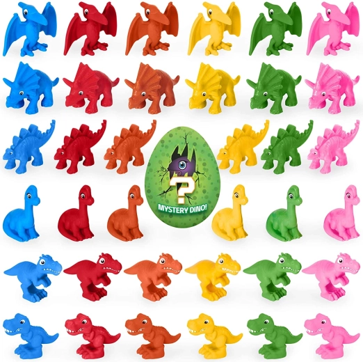 Huevo misterioso con mini dinosaurio