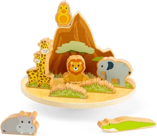 Bigjigs Toys juego de equilibrio de madera Jungla