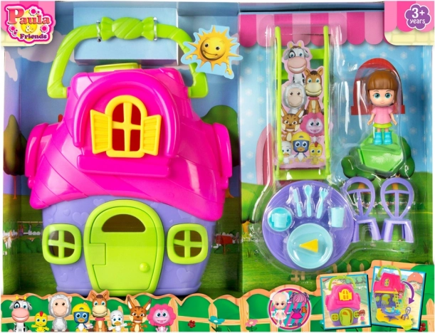 Paula & Friends mi casa – casita colorida para muñeca