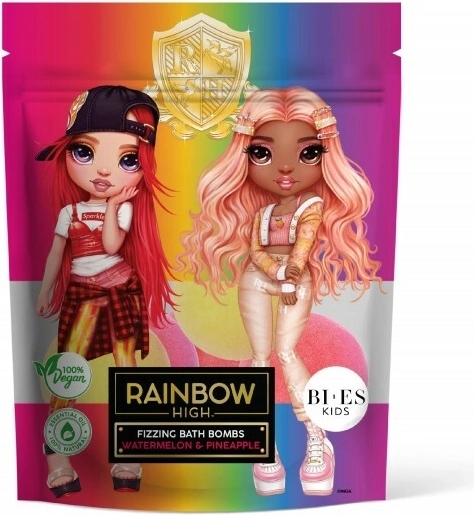 Baños efervescentes Rainbow High sandía y piña 6×55 g