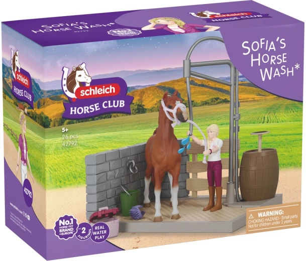 Box de lavado para caballos Sofie SCHLEICH Horse Club con ducha funcional