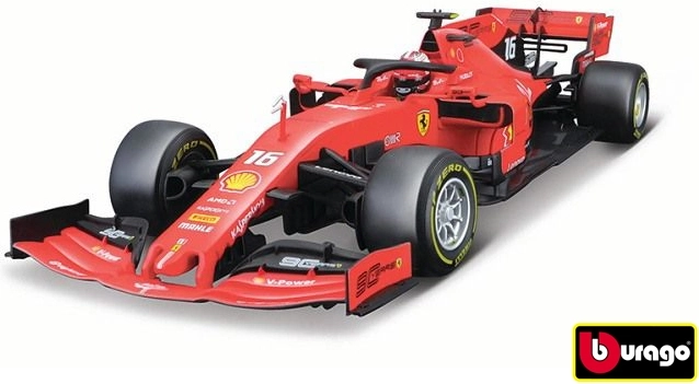Bburago Ferrari F1 2019 SF90 Leclerc a escala 1:18
