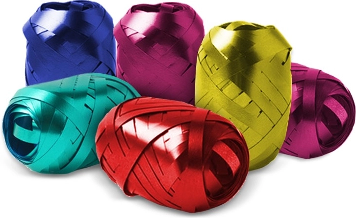 Cintas brillantes para atar y decorar con efecto