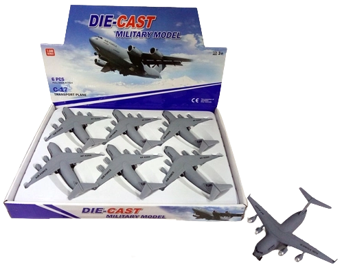 Modelo metálico de avión BOEING C-17 a escala 1:500