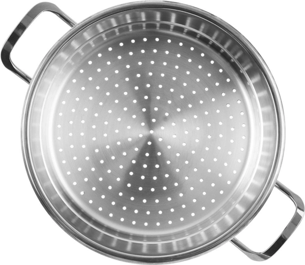 Fondo perforado para vapor uniforme