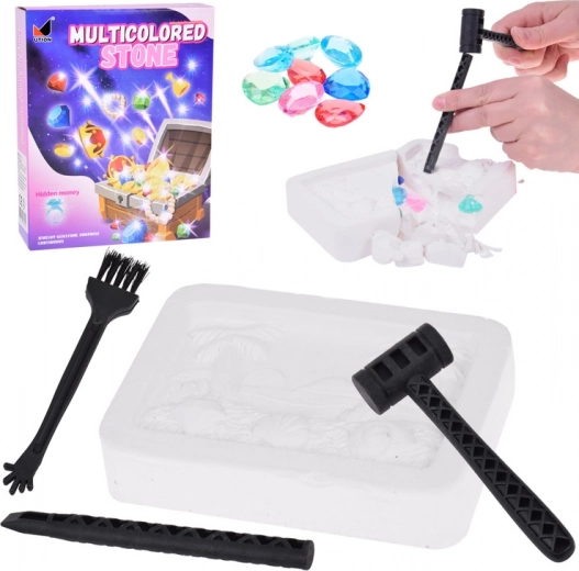 Set arqueológico para niños – búsqueda de piedras preciosas Jokomisiada