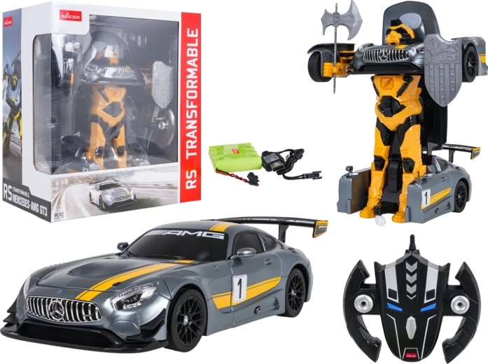 Coche y robot teledirigido 2 en 1 Mercedes-AMG GT3 RASTAR