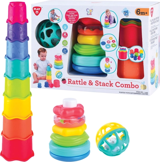 Set PlayGo de sonajeros y anillos apilables