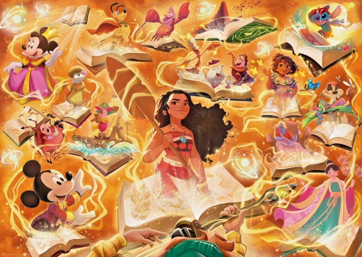 Puzzle Ravensburger Disney Lorcana Glimmers of the Realm Jantar 1000 piezas