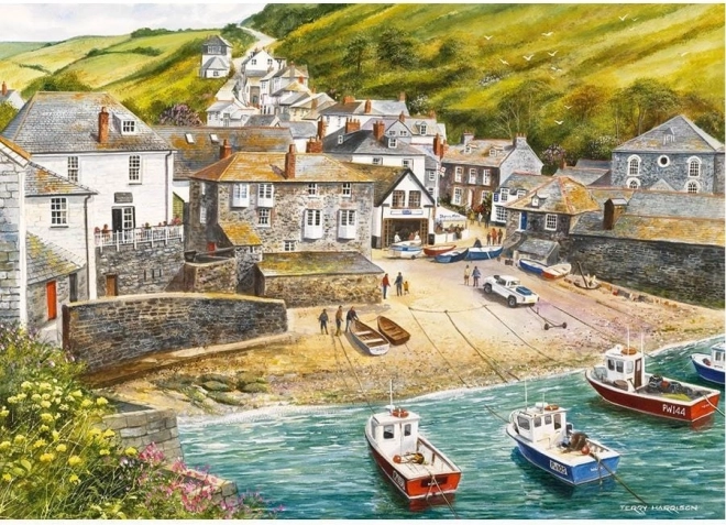 Puzzle Gibsons Puerto de Port Isaac, Cornualles – 500 piezas