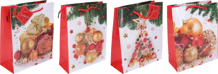 Bolsa de regalo pequeña para Navidad 18x23x9 cm