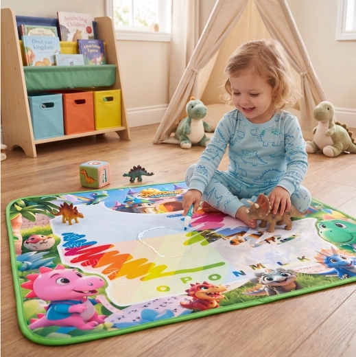 Un mundo de dinosaurios para pequeños artistas