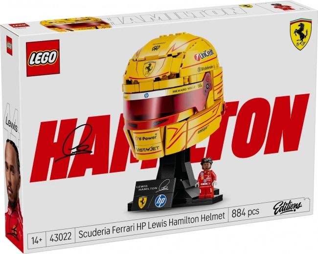 LEGO Editions casco de Lewis Hamilton Scuderia Ferrari HP
