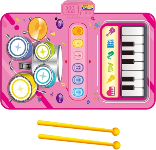 2 en 1: piano y batería para diversión sin fin