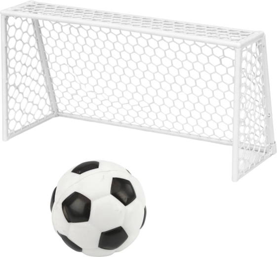 Fútbol en cualquier lugar: mini portería y balón en el paquete