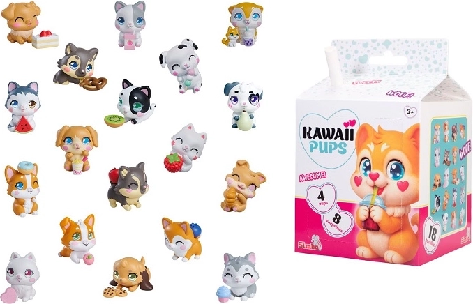 SMBA perritos kawaii set 4 uds