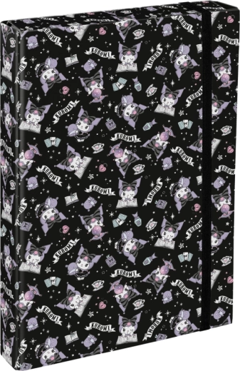 BAAGL carpetas para cuadernos escolares A4 Jumbo Kuromi Black